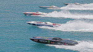 UIM Class 1 start in opening round in Cocoa Beach. Photo credit- Pete Boden