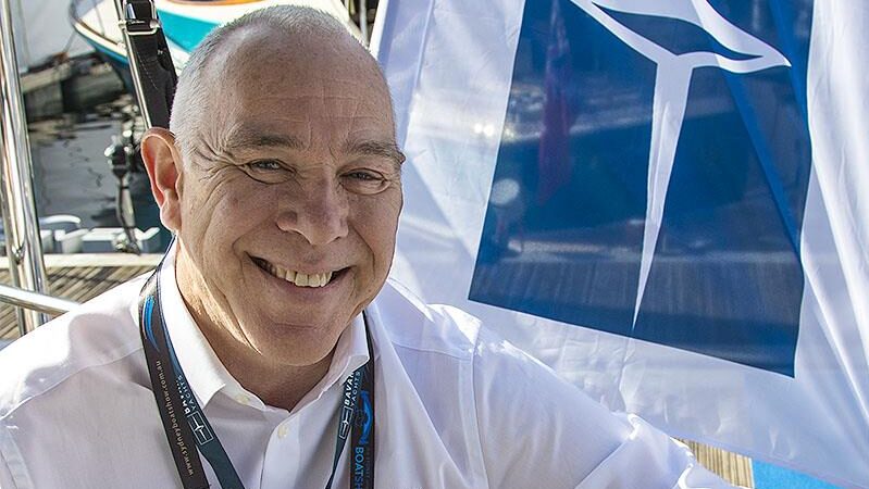 Michael Müller, CEO von Bavaria Yachts, auf der Sydney International Boat Show 2019 © John Curnow
