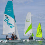 three sailing dinghies from RS Sailing