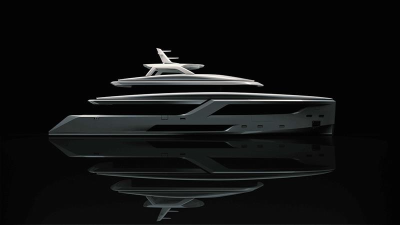 Quaranta project, the new 40-metre Admiral superyacht © The Italian Sea Group