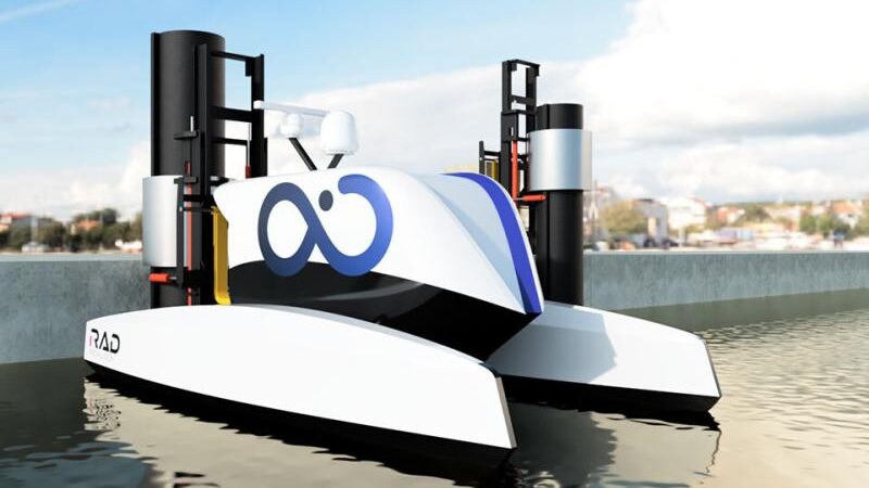 RAD Propulsion, que está creando un prototipo que realizará entregas de paquetes de la 'última milla azul' en las vías navegables del Reino Unido