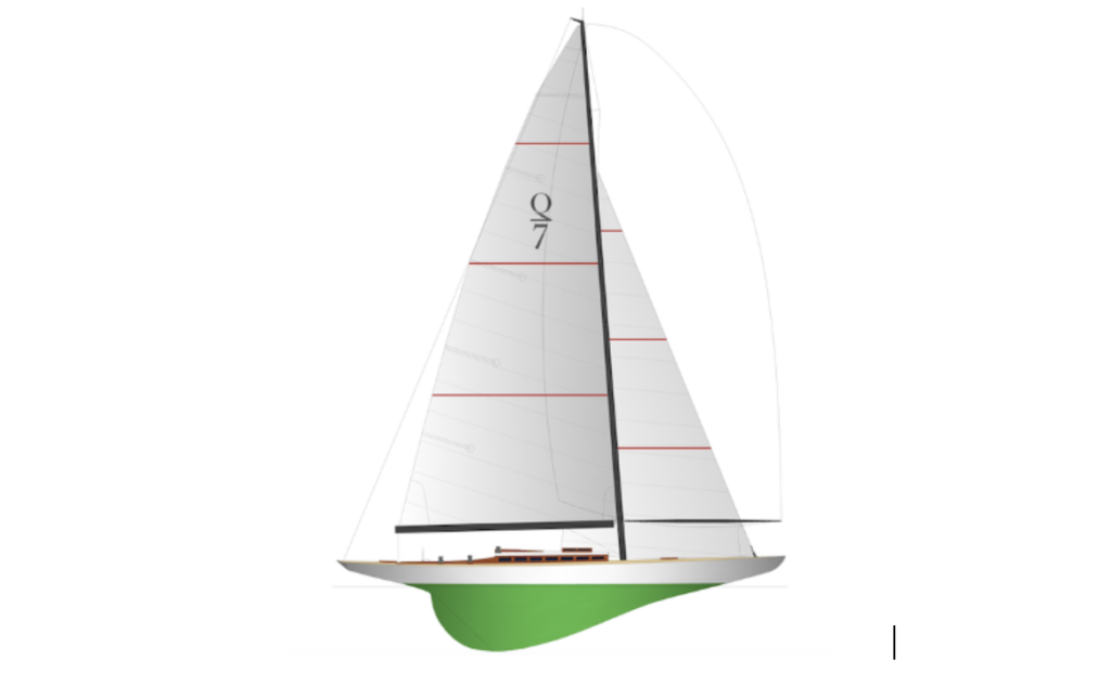 Rendu de yacht de classe Q du projet Spirit Yachts