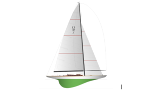 Renderização de iate classe Spirit Yachts Project Q