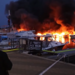 Fire rips through Croatian marina, destroying 22 boats