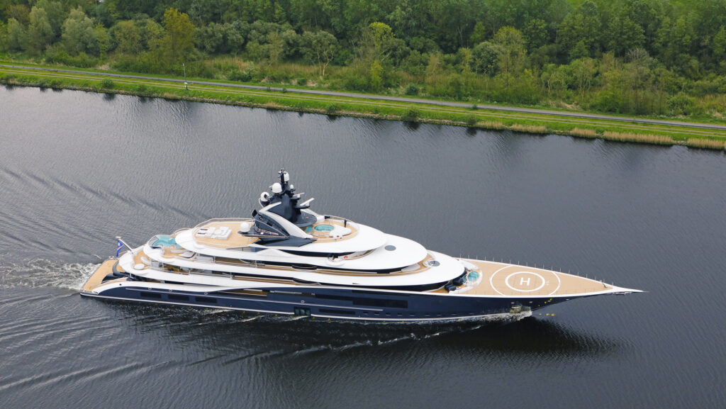 Kismet superyacht. Image courtesy of Carl Groll/Lürssen.