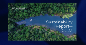 Brunswick sustainability report slide