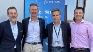 four businessmen in suits in Spain