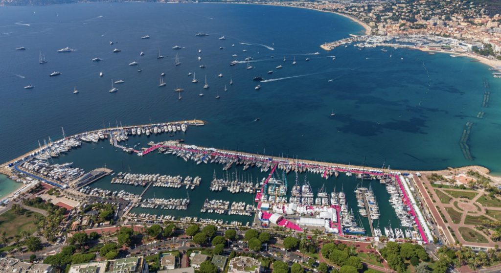 Cannes vue d'en haut