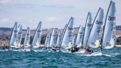 Fleet of RS Sailing boats