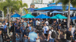 Crowds outside at IBEX 2024