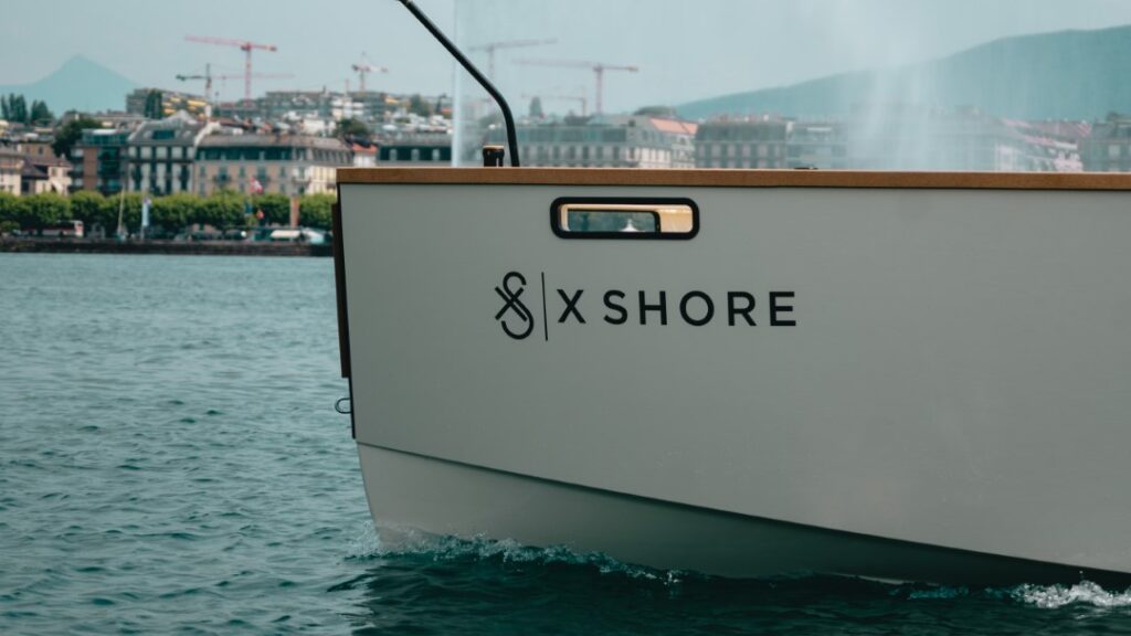 An X Shore boat