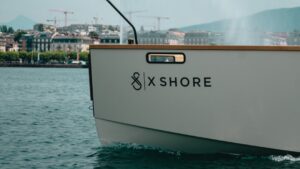 An X Shore boat