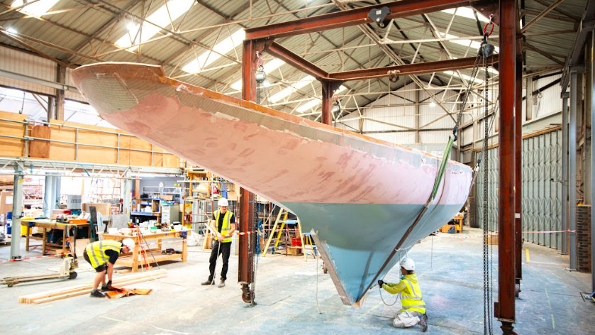 Spirit Yachts Q Falcon Project side view