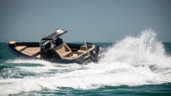 Twisted Scorpion RIB boat on the water