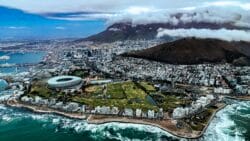 Cape Town aerial shot