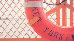 New York rescue buoy