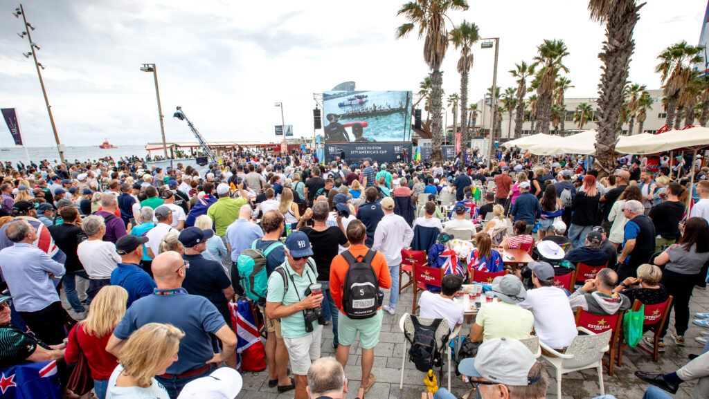 October 12, 2024. Louis Vuitton 37th America's Cup, Race Day 1.