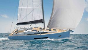 White Hanse 36-foot sailing yacht