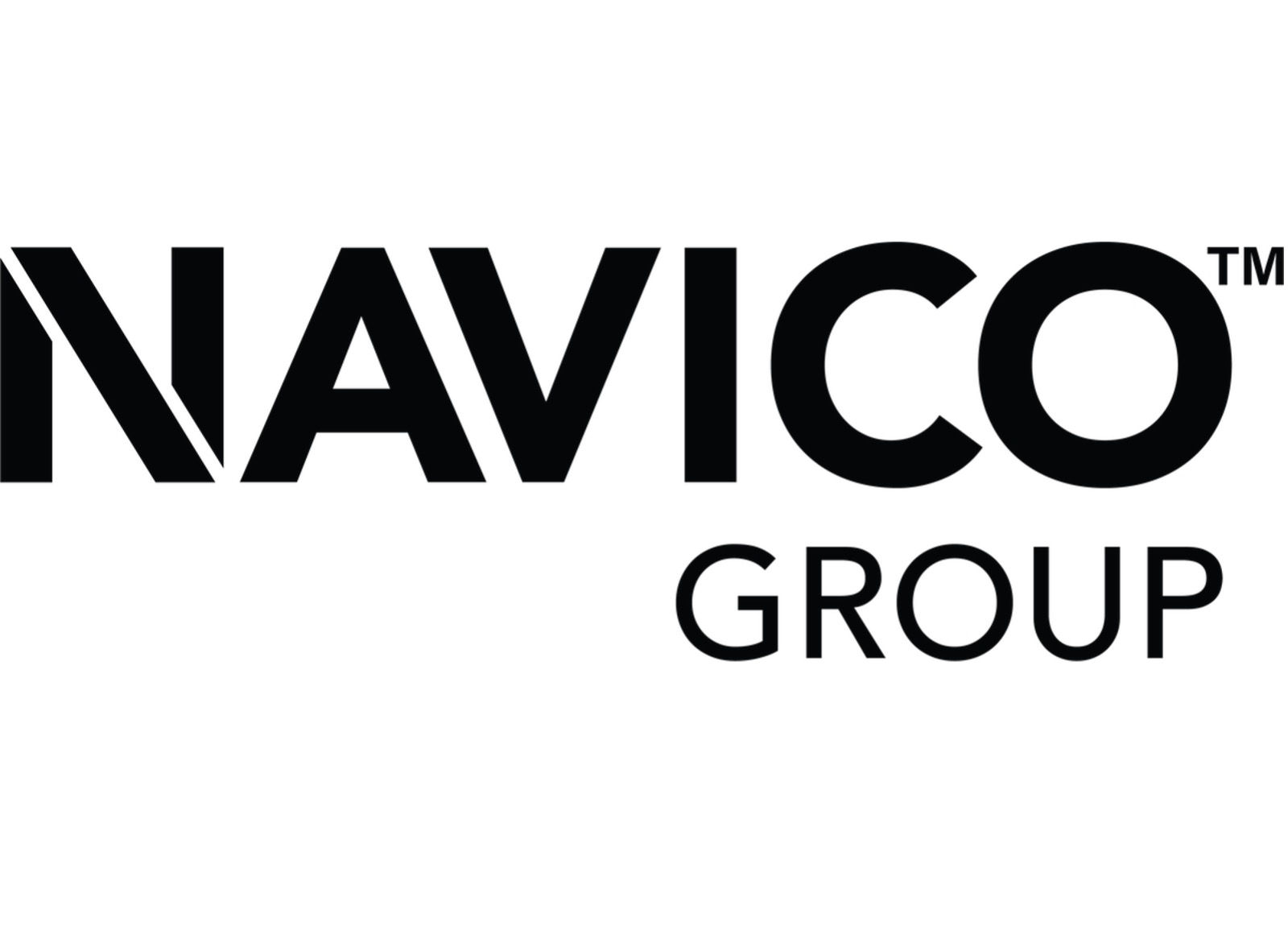 Black logo of Navico Group featuring the stylised word "NAVICO" with "GROUP" in smaller letters below.