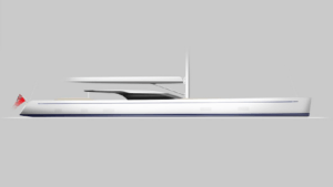 profile concept of Nautor Swan vessel as company hooks up with Edmiston to sell boats