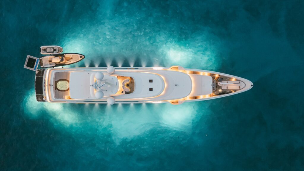 The award winning 63.5m/208'4" motor yacht 'Moca' by the Italian shipyard Benetti