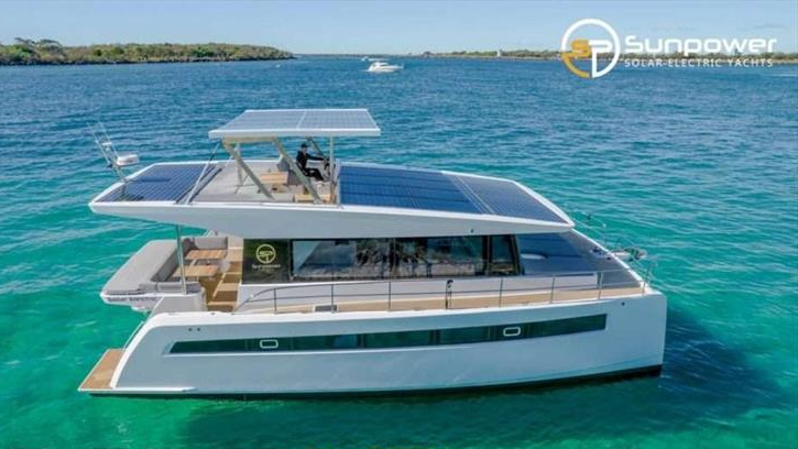 Sunpower Alva Solar-E 44 - Open. Photo courtesy of Sunpower Yachts International.