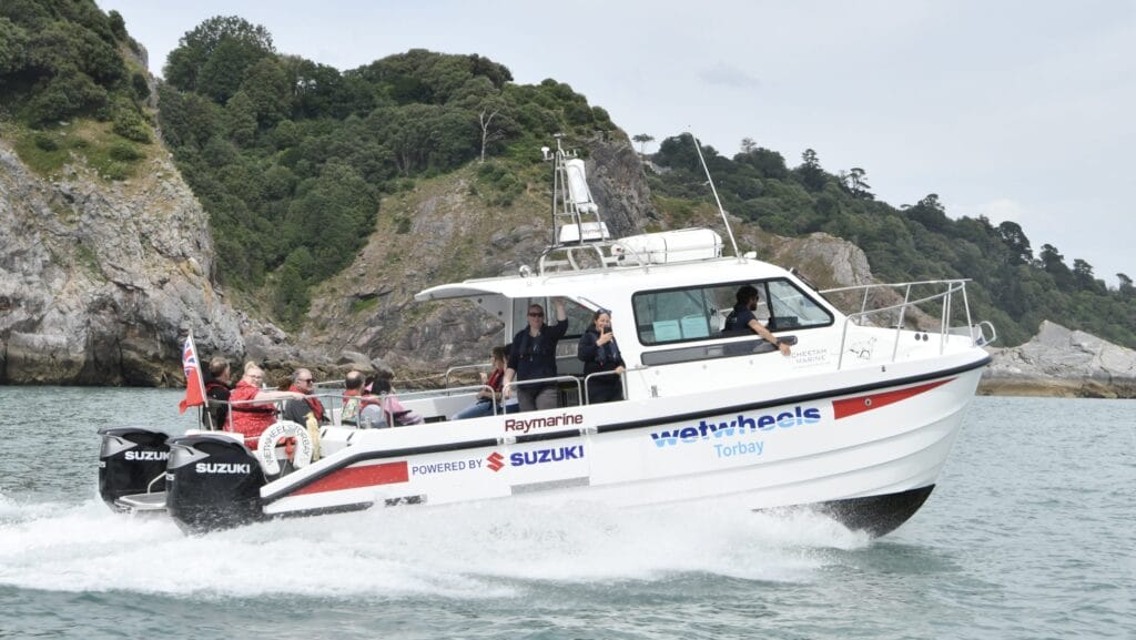 Wetwheels boat in action