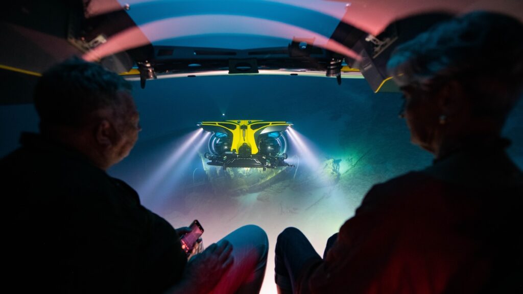 U Boat Worx now offers submersible charter