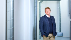 Hugh Hudleston from Cox Marine smiles at camera