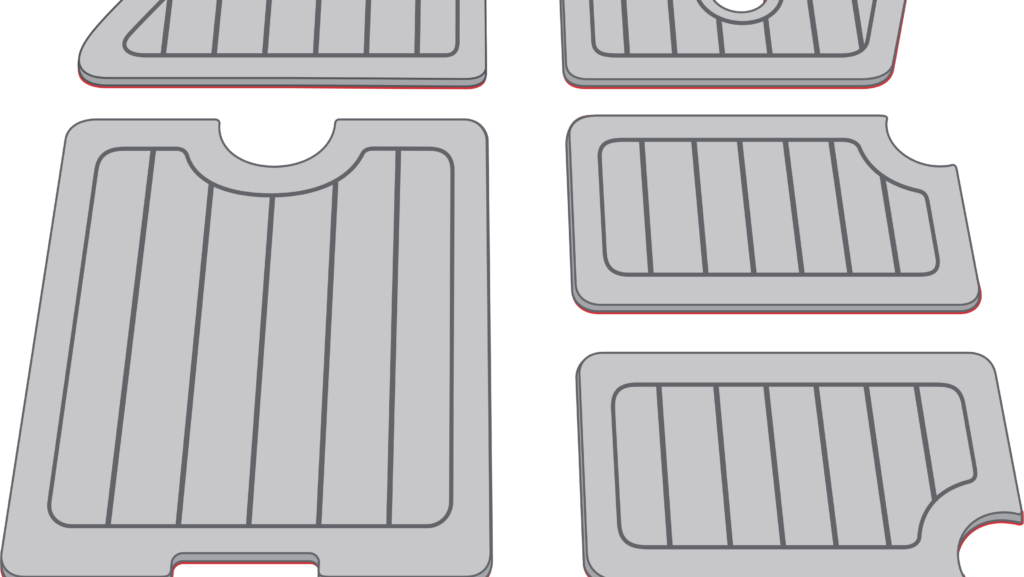 Diagram to show use of Avery Dennison Performance Tapes