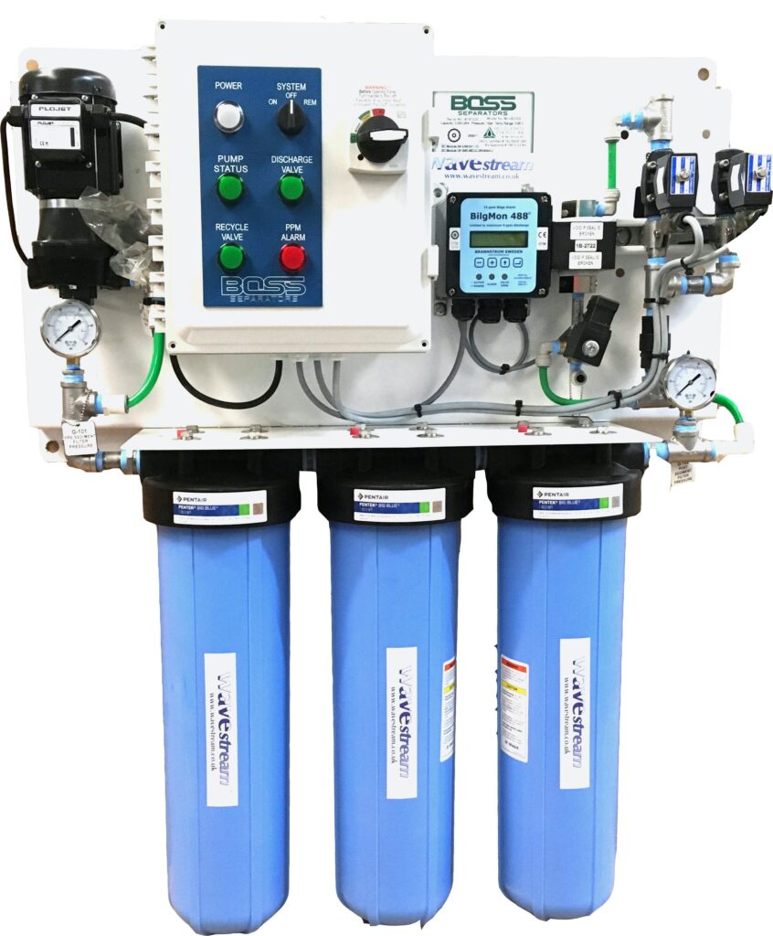Inside workings of cleaning system