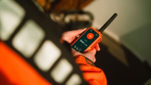 sMRT Alert device close up