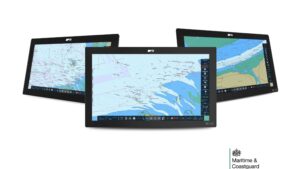 3 Raymarine electronic chartplotters