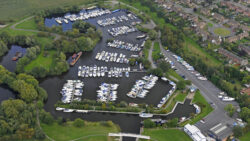 Farndon Marina from above before sale