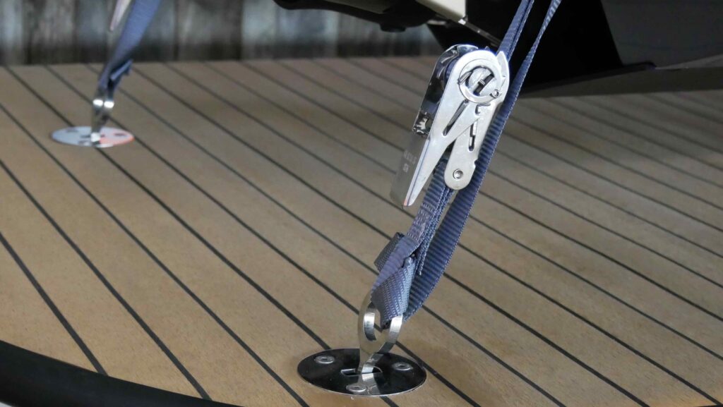 Boating deck padeye