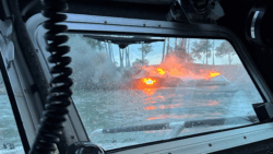 New York Bronx Boat Fire Image courtesy of FDNY