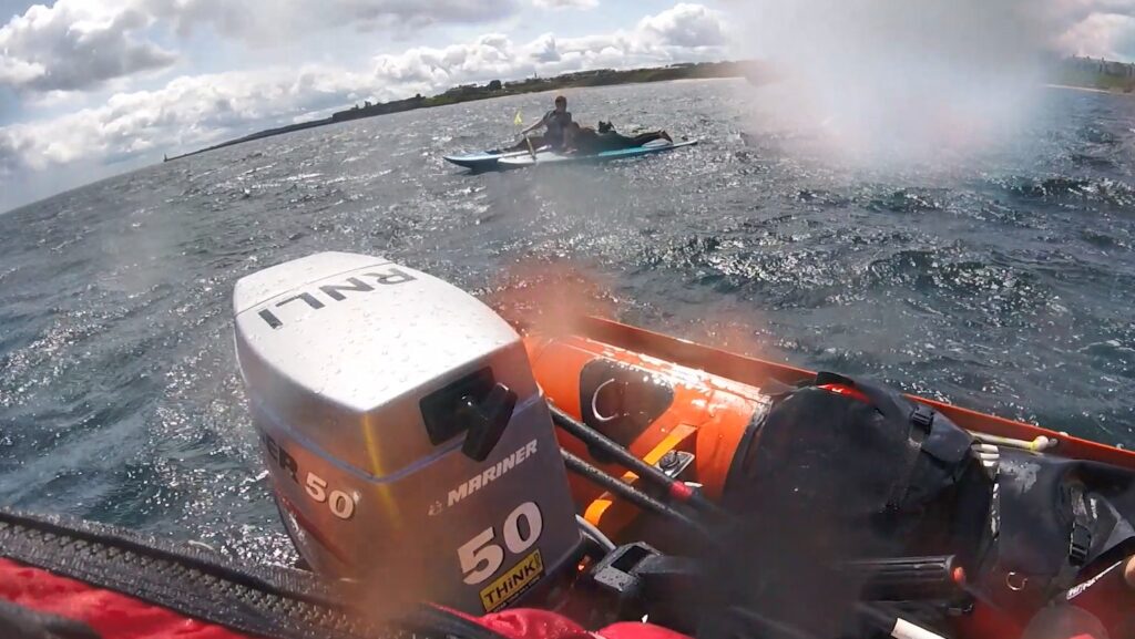 RNLI Cullercoats rescue