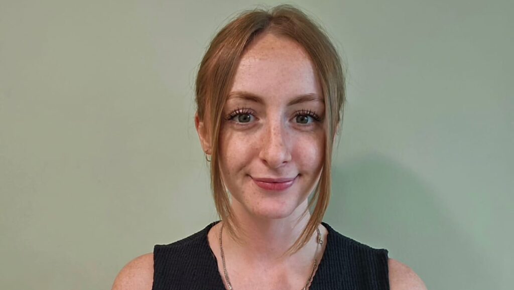Head shot of young woman