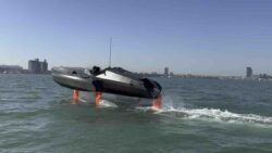 electric trifoiler on the water in Southampton