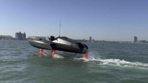 electric trifoiler on the water in Southampton