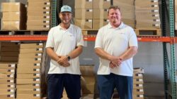 Two men in factory