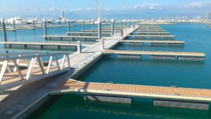 modern floating pontoons