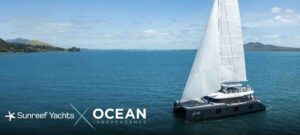 sunreef multihull yacht on the water
