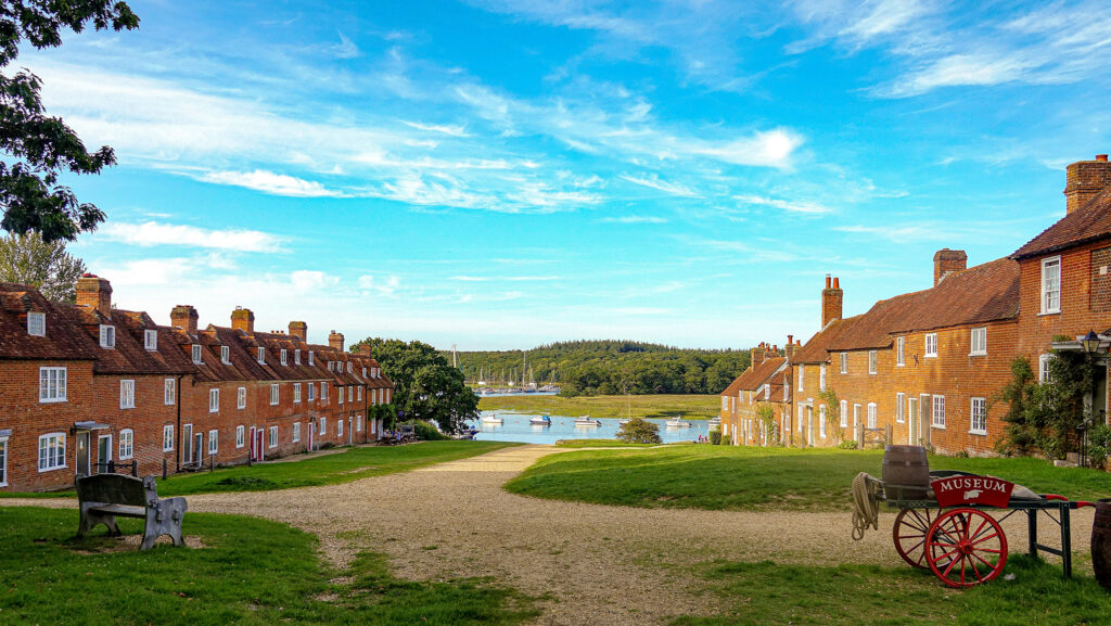 an image of bucklers hard village