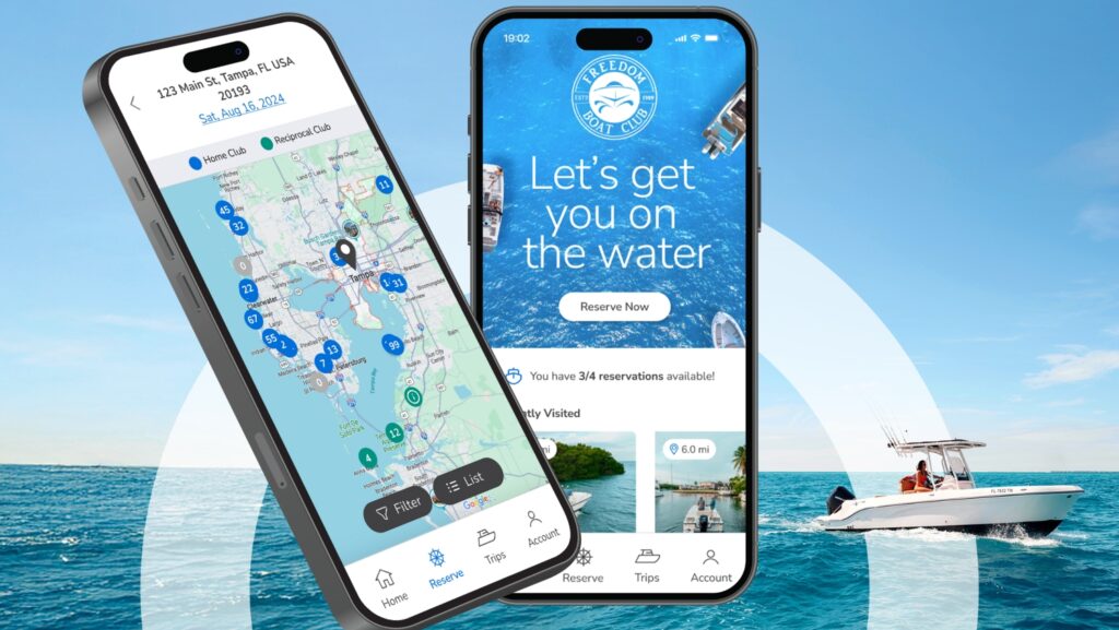 Freedom Boat Club new digital app