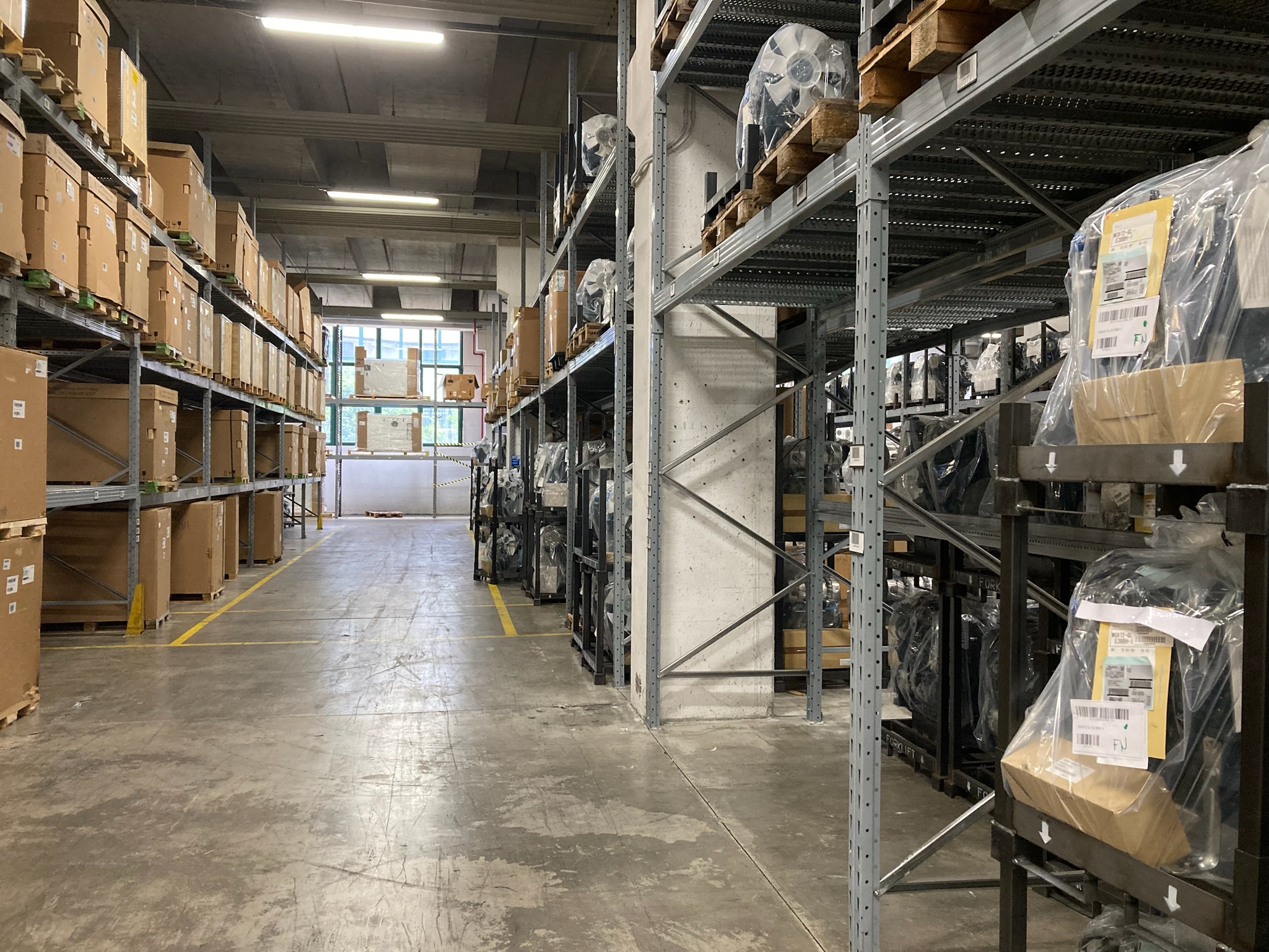 Gleaming warehouse floor at SAIM as it moves to providing solutions for boat builders