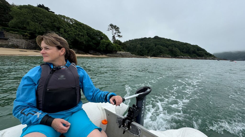 TEMO 1000 taking a tour of Salcombe Harbour
