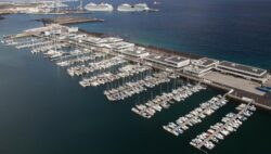 Marina Lanzarote from the sky