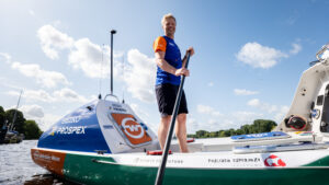 Michael walther on SUP to cross Atlantic