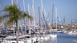 ARC rally boats at Las Palmas marina